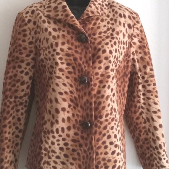 Jones New York | Chic Animal Print Jacket - Picture 2 of 7